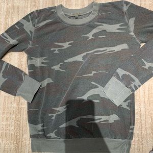 Truly madly deeply cool camo pullover size small